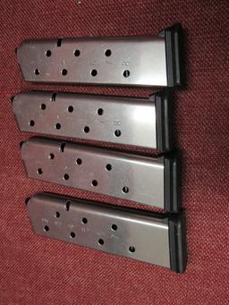 4 mags for 1911, pat 6,560,907