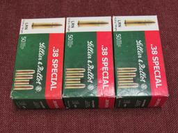 3 boxes of LRN 38 special ammo, 158 gr.