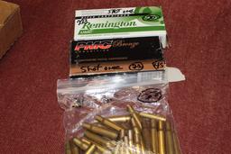 large mixed rifle brass lot. .223, 30-06, 30-30.