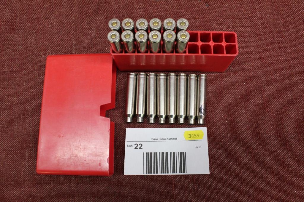 mixed rifle ammo lot. 10rds 30-30. 12rds 300wm.