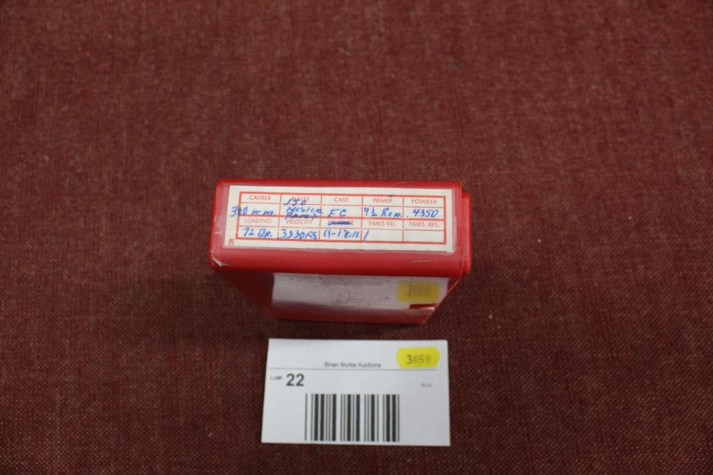 mixed rifle ammo lot. 10rds 30-30. 12rds 300wm.