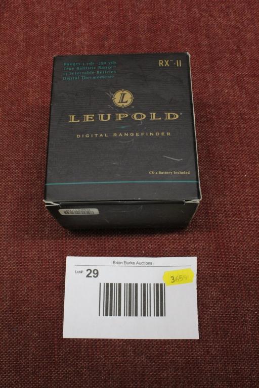 Leupold RX II rangefinder with box and papers