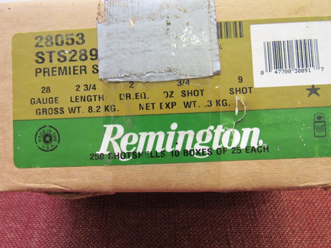 Case of Remington 28ga Premier STS Light Target, 10bx total