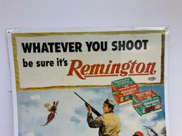 Remington metal advertising sign, appears to be vintage