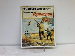 Remington metal advertising sign, appears to be vintage