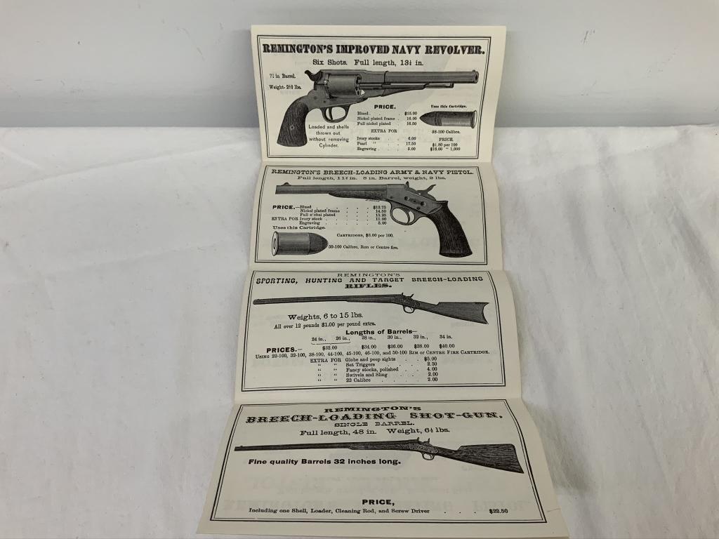 Collectors Lot-Rem Repo 1960 E Rem & Sons Pistols, Rifles