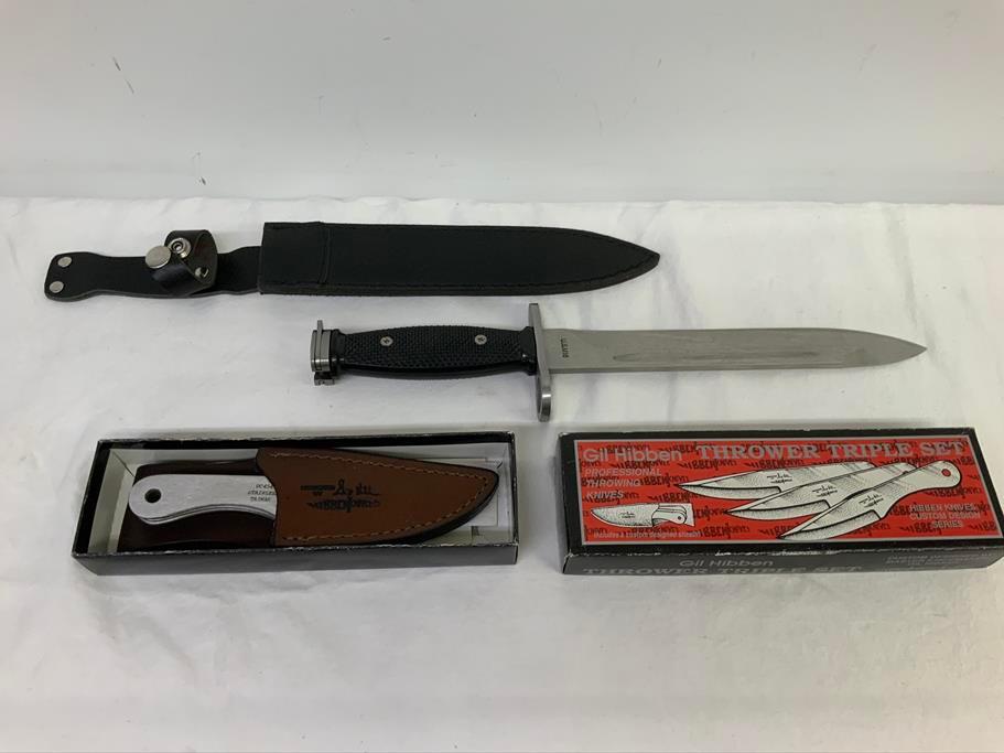 Bayonet U.S. M16 with Sheath (New), Gil Hibben Throwing