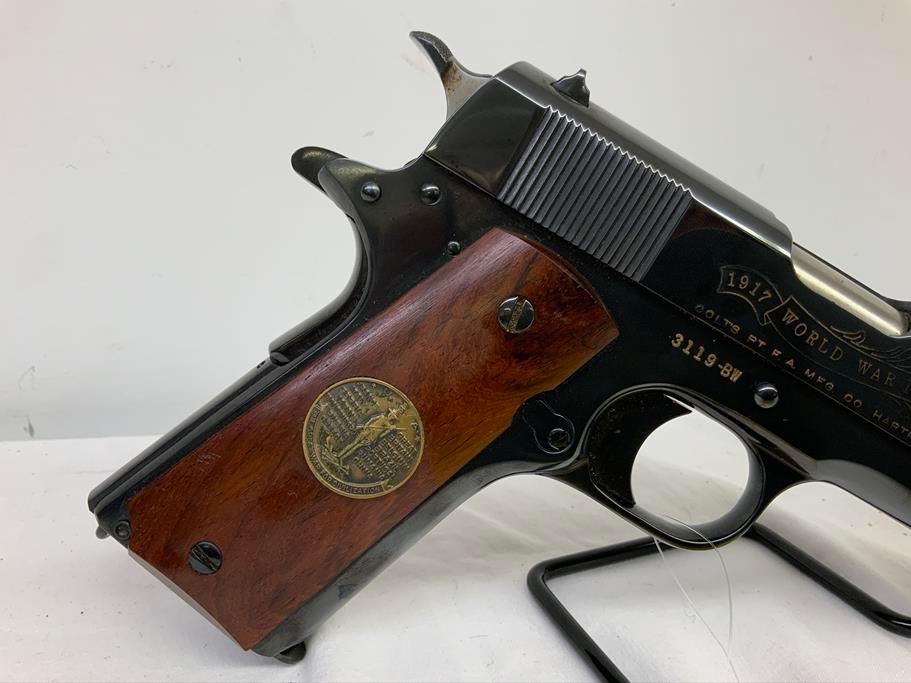 Colt 1911 45 auto pistol, sn 3119-BW, 5" barrel,