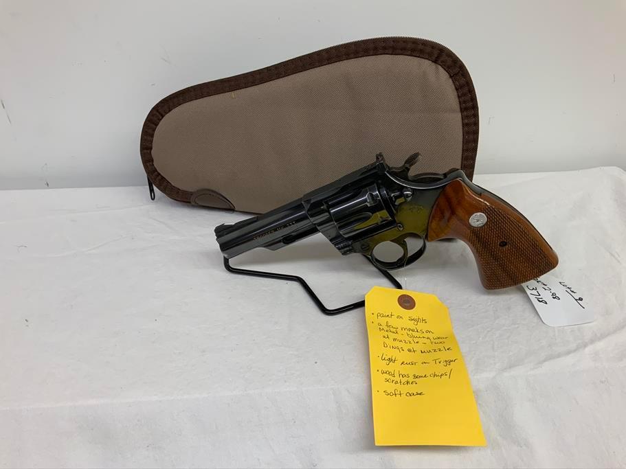 Colt Trooper MK III .357 mag revolver, sn L4258, 4" barrel,