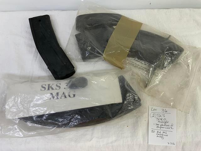 2 SKS 30 rd mags - see photo from Mfg for details and 1
