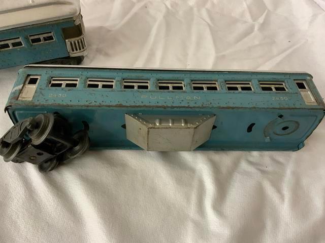 6 lionel train cars inc. #671 engine and tender