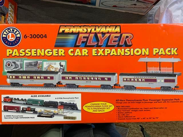 Lionel pa flyer passenger car expansion pack