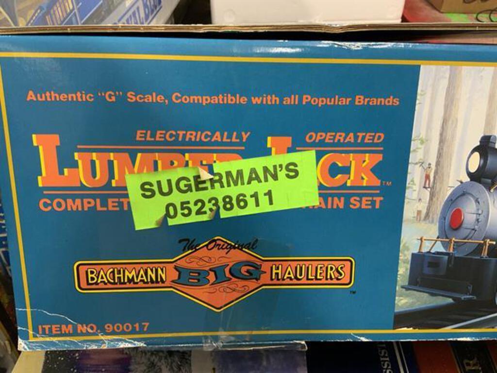 bachmann big haulers lumber jack train set in original box