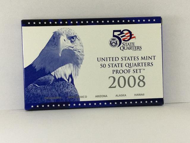 2008 United States Mint 50 State Quarter Set S Mint