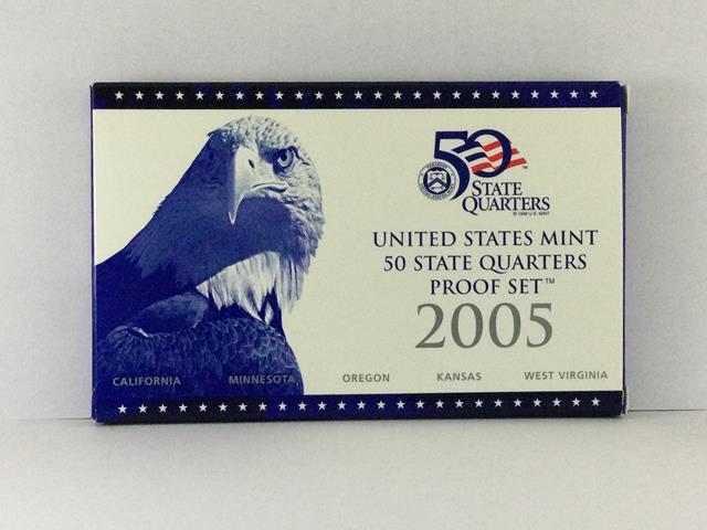 2005 United States Mint 50 State Quarter Set S Mint