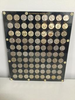 United States Jefferson Nickels 1938-1975, includes P, D & S