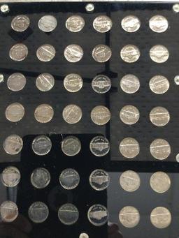United States Jefferson Nickels 1965-1980, includes different