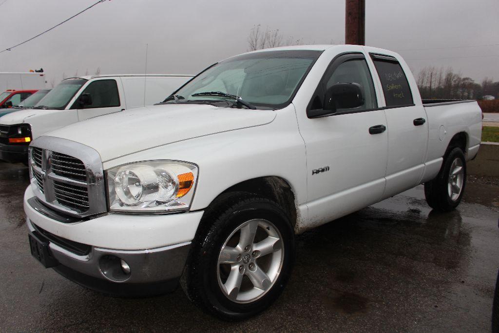 2007 Dodge 1500 pickup, vin 1D7HA8P77S237533, miles on odo 196K, auto, 4.7