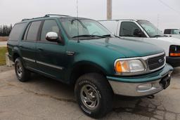 1997 Expedition SUV, vin 1FMEU18W1VLB39838, miles on odo 162K, 4 x 4, cloth