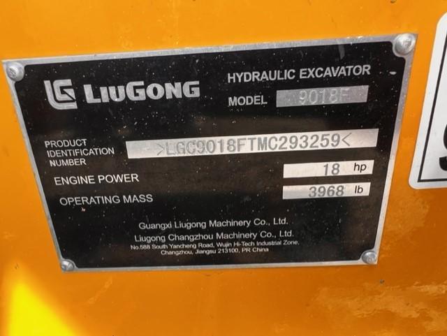 2020 LiuGong 9018F Excavator