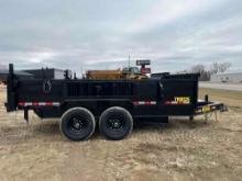 2024 Nexhaul 7x14 15K GVW Electric Dump Trailer