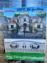 20ft Bi-Parting Iron Gate