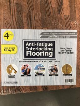 New (4) Pack Anti-Fatigue Flooring