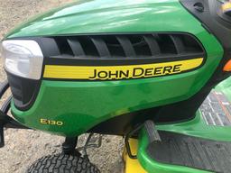 John Deere E130 Riding Lawn Mower