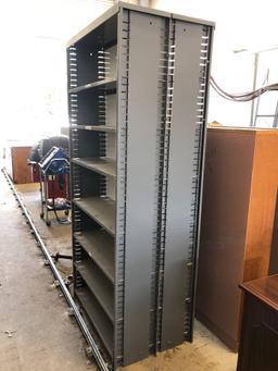 (1) Double Sided Metal Shelf