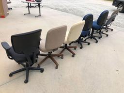 (7) Rolling Office Chairs