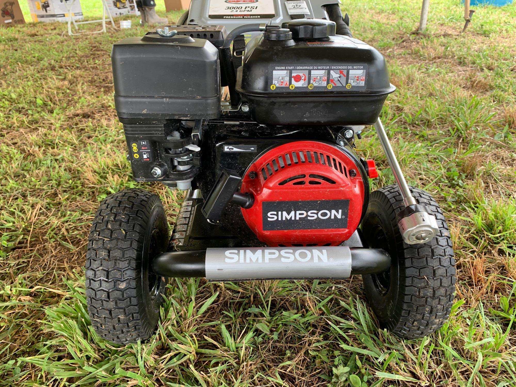 Simpson 3000 PSI Pressure Washer