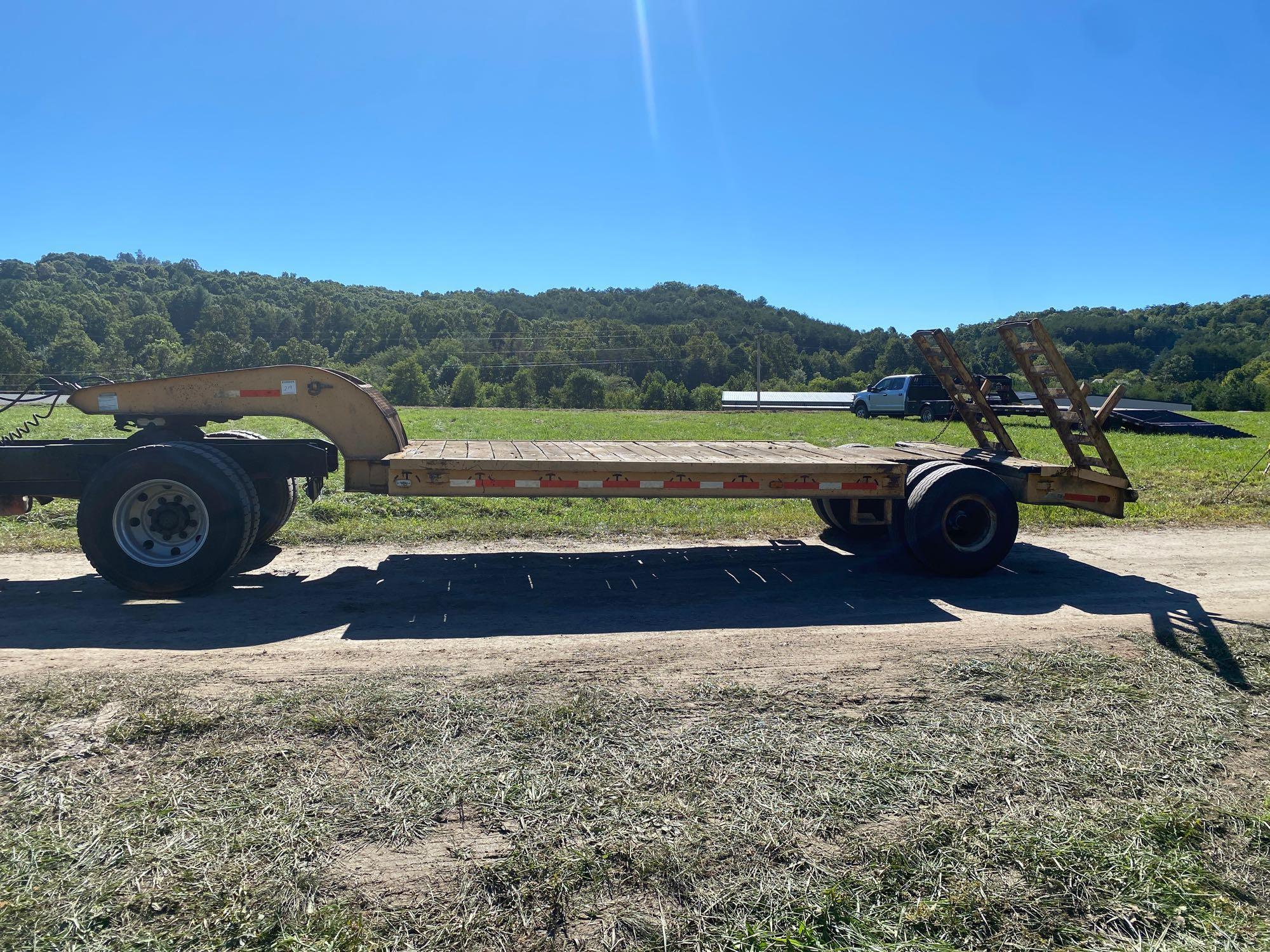 Single Axle Low Boy Trailer