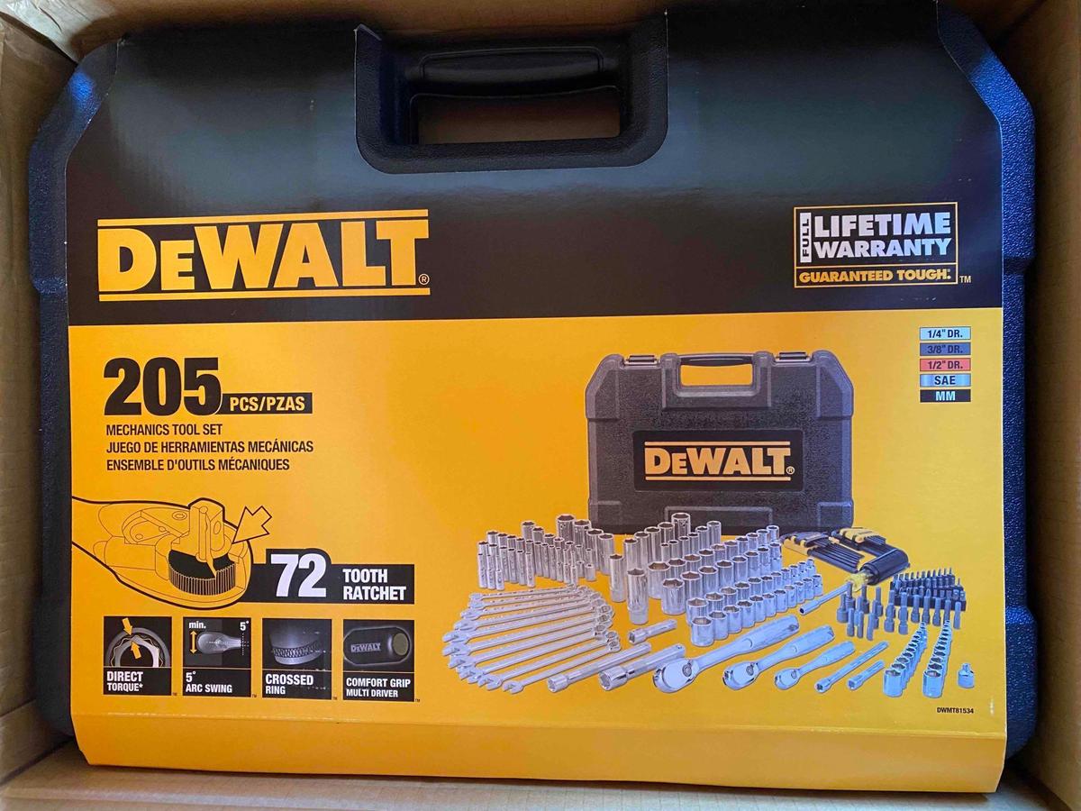 205Pc Dewalt Mechanics Tool Set