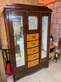 Antique Wardrobe Cabinet