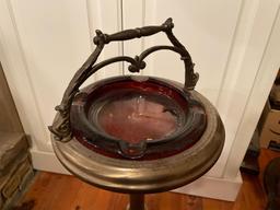 Antique Standing Ashtray