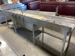 Stainless Dish Washing Table