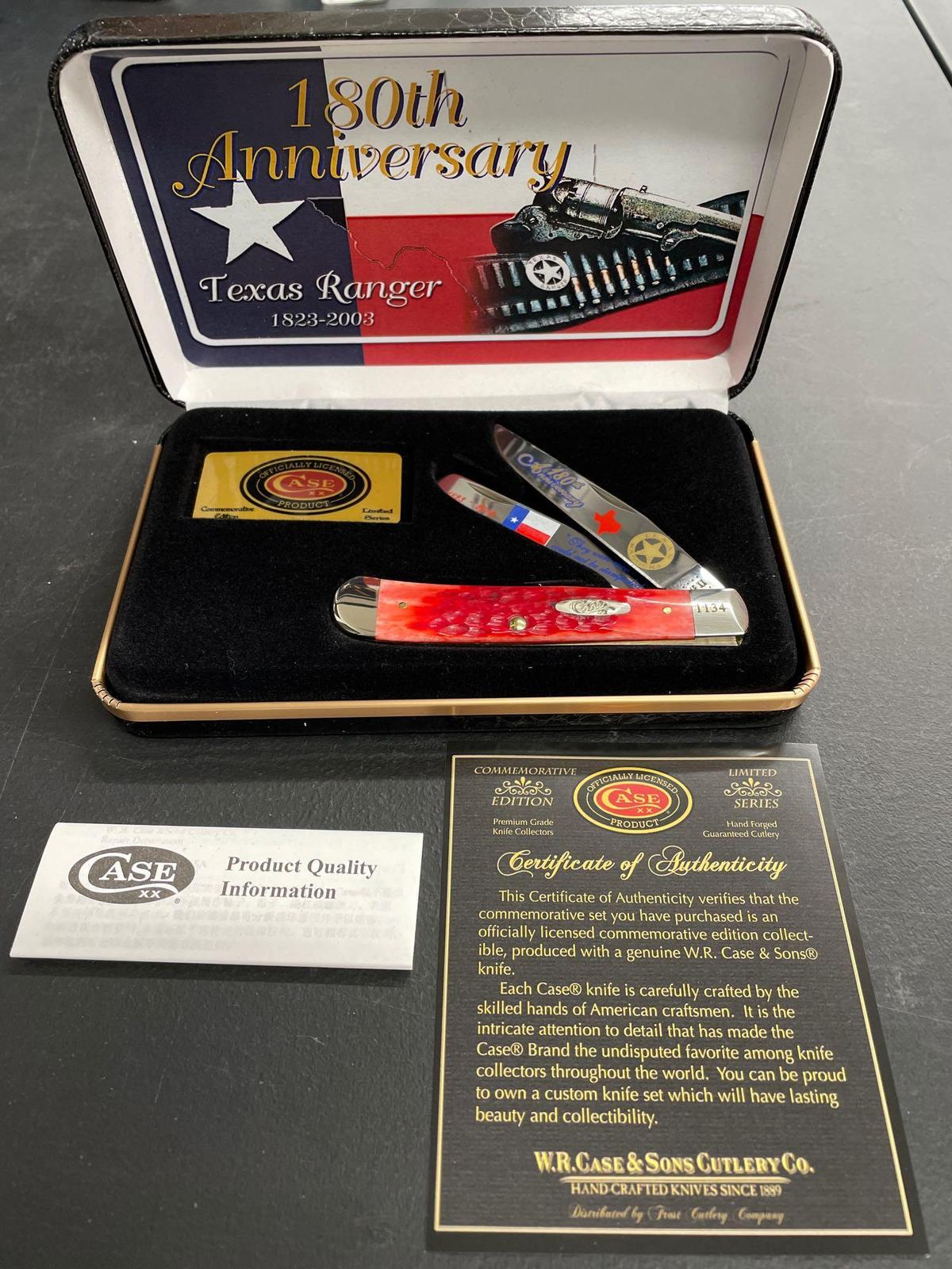 Case Commemorative Addition 180th Anniversary Texas Ranger