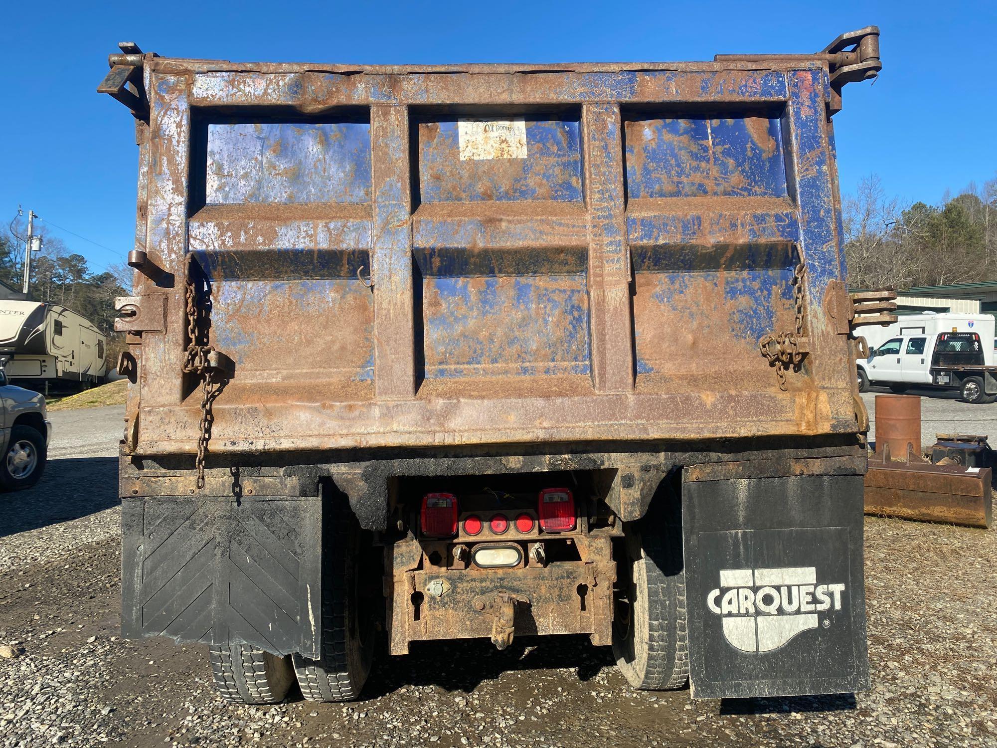 1987 Peterbilt 377 Tandem Dump Truck, VIN # 1XPCD29X4HN214970