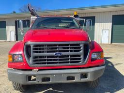 2000 Ford F-650 Service Truck, VIN # 3FDNF6548YMA30855