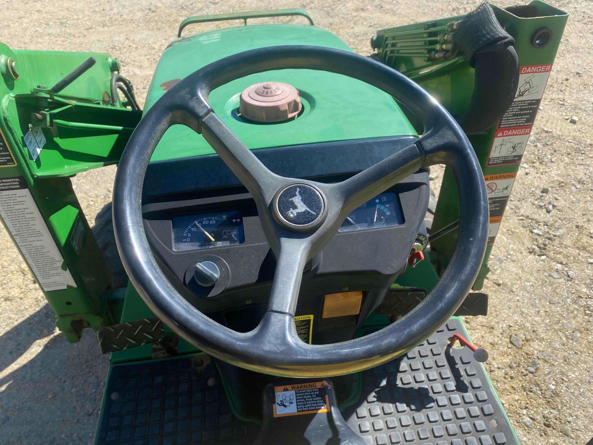 John Deere 4100 4x4 Loader Tractor