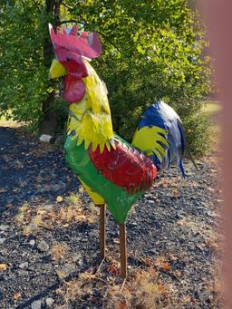 6ft Metal Rooster