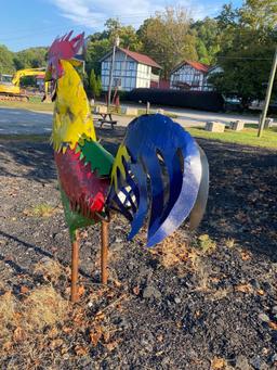 6ft Metal Rooster