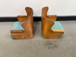 (2) Antique Kid Seats