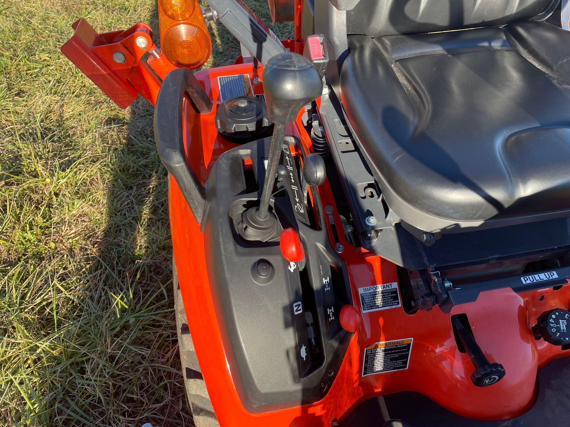 Kubota BX23S 4x4 Tractor with Loader and Backhoe