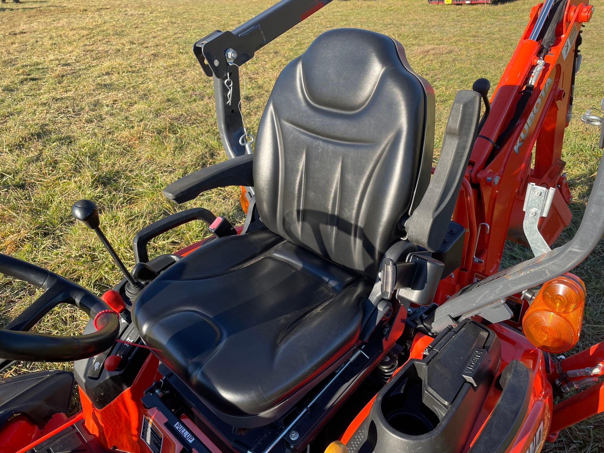 Kubota BX23S 4x4 Tractor with Loader and Backhoe