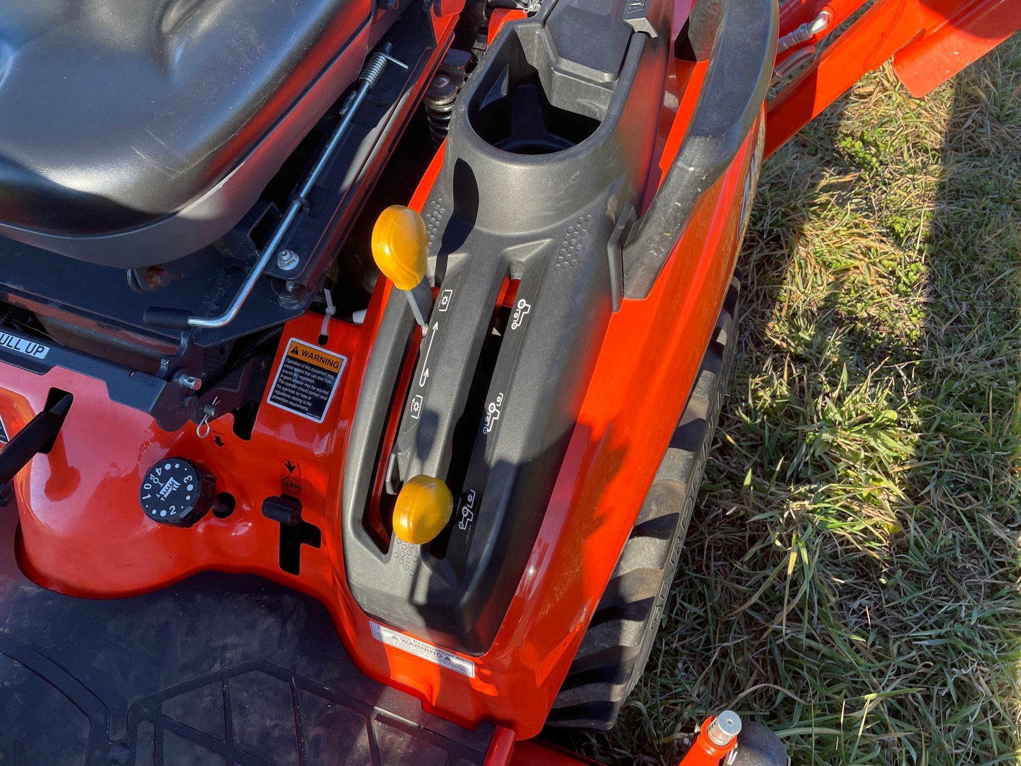 Kubota BX23S 4x4 Tractor with Loader and Backhoe