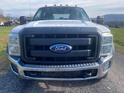 2011 Ford F-450 4x4 Flatbed Truck, VIN # 1FD0W4HT9BEC72052