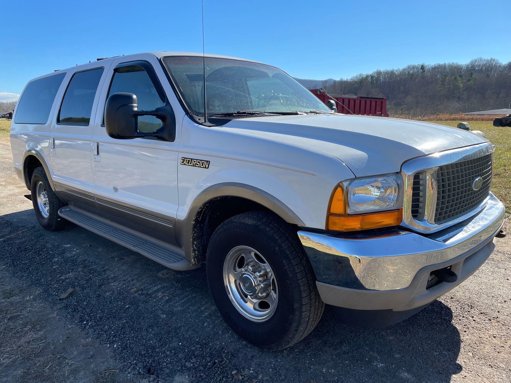 2000 Ford Excursion (Diesel)(MPV), VIN # 1FMNU42F4YEC17564