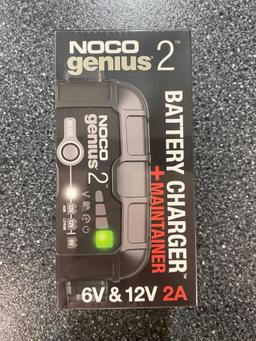 New NOCO GENIUS2 Car Battery Charger/Battery Maintainer