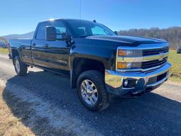 2015 Chevrolet Silverado 2500 4x4 Pickup Truck, VIN # 1GC2KVEG4FZ131314